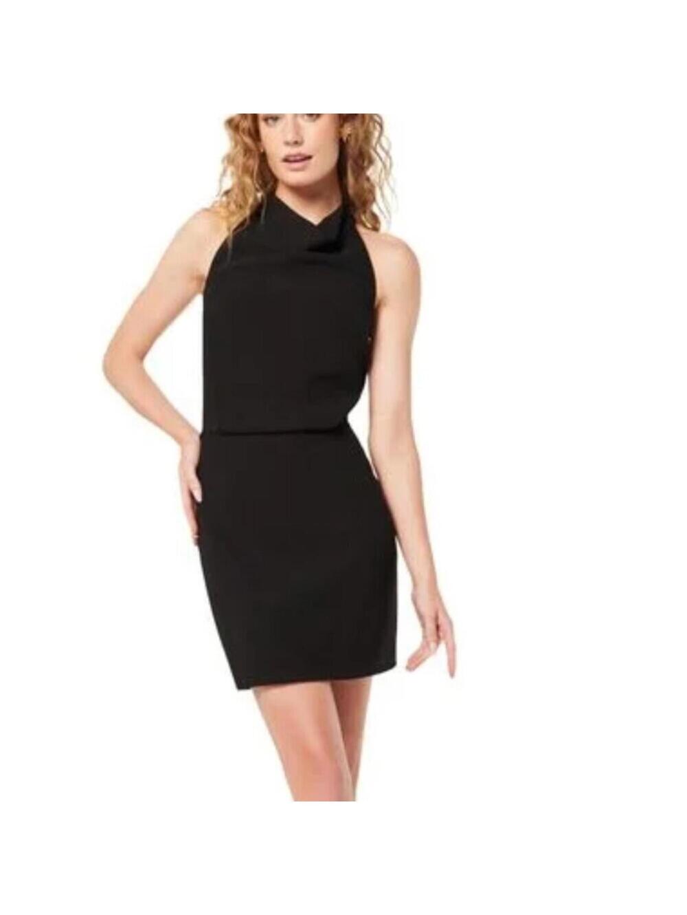 Elliatt Black Phillipa Halter Mini Dress Size S NWT